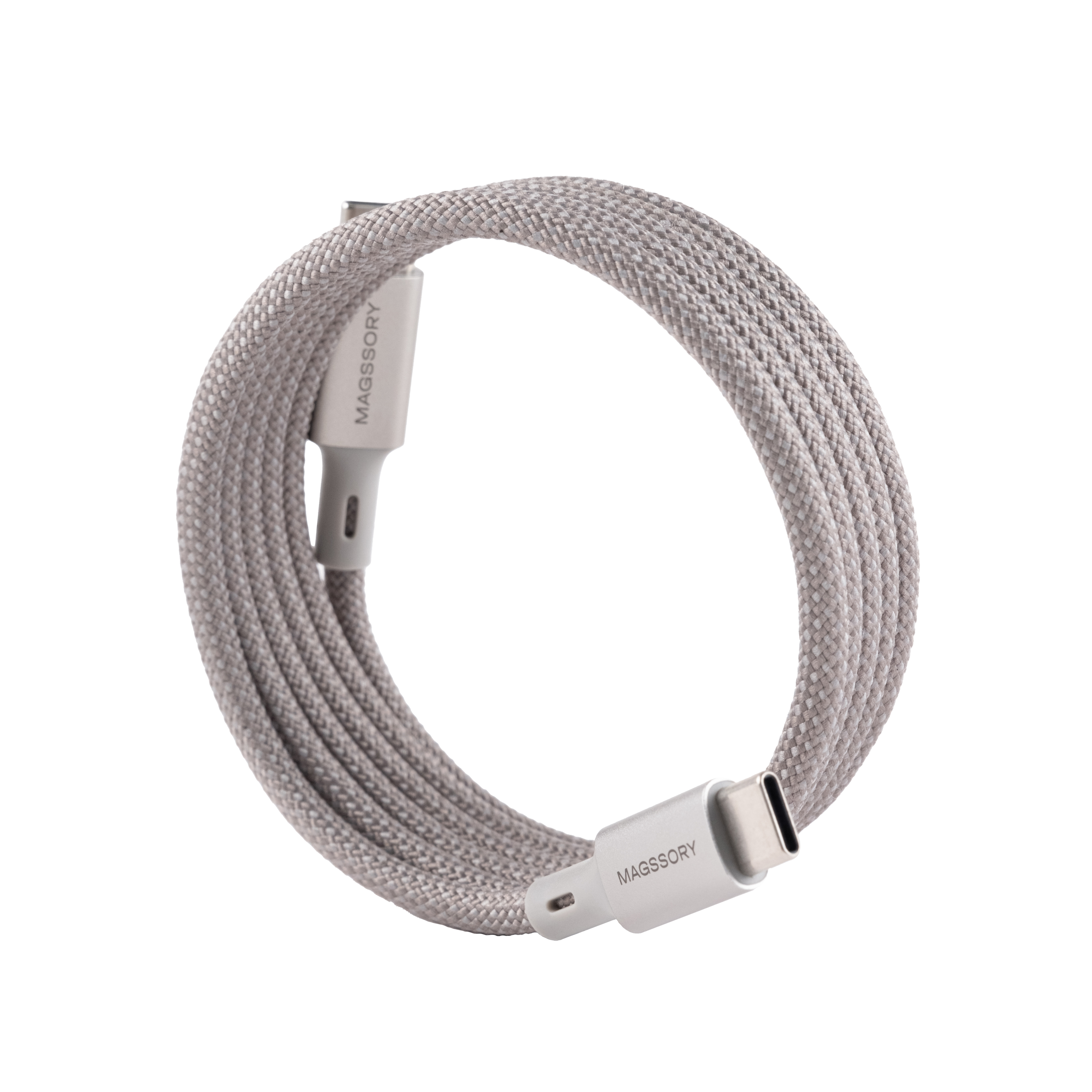 Складное Беспроводное зарядное устройство Magssory 3in1 Disc Pro Qi2 для Apple, Titanium, картинка 6