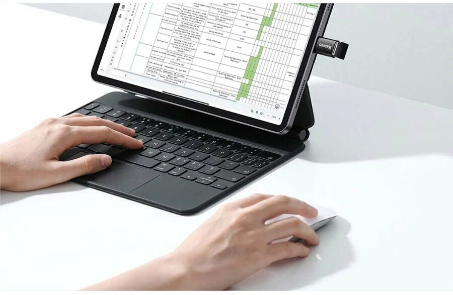 Адаптер-переходник OTG Baseus Series Mini Type-C to USB-A, картинка 3