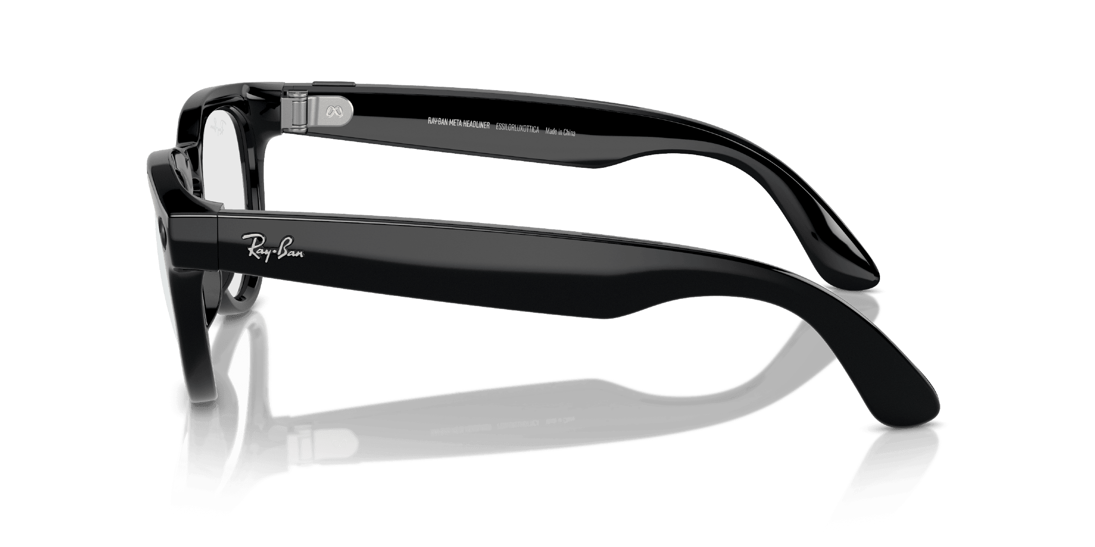 Умные очки RayBan Meta Headliner RW4009 Shiny Black/Clear to Sapphire Transitions, картинка 4