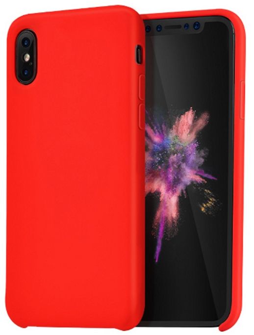 Чехол HOCO iPhone X Silicone Case Red, слайд 1