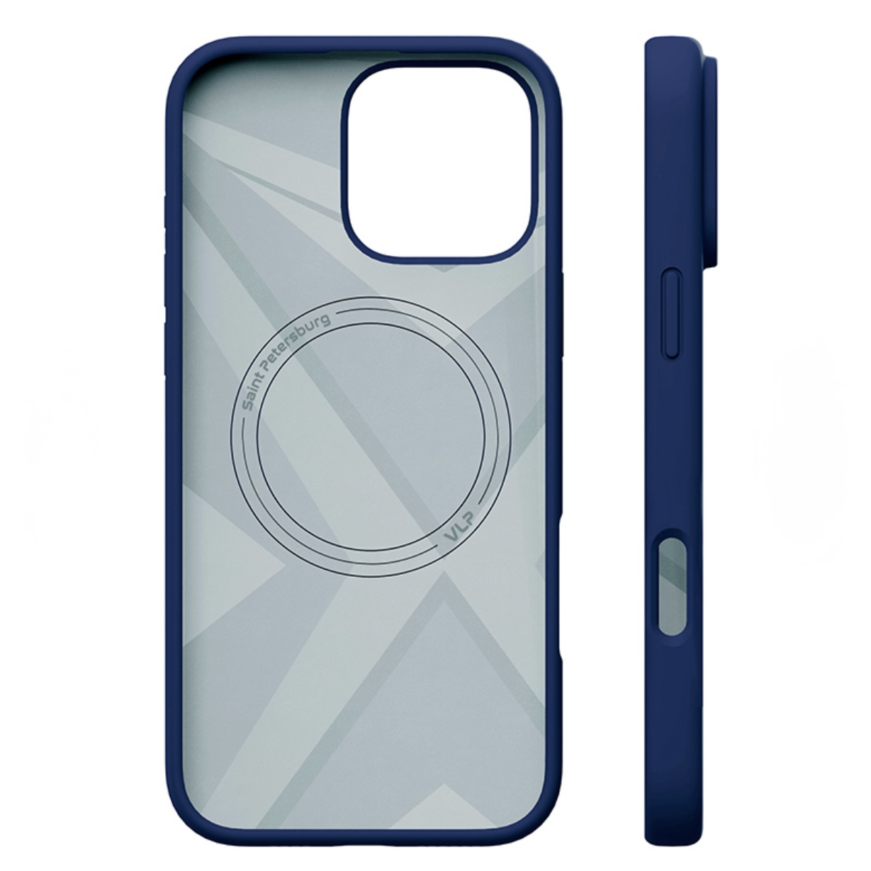 Чехол для iPhone 16 Pro Max VLP Aster Case c MagSafe, ультрамарин, картинка 3
