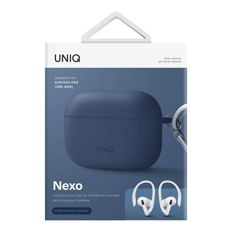 Чехол для AirPods Pro 2 UNIQ Nexo Blue, картинка 5