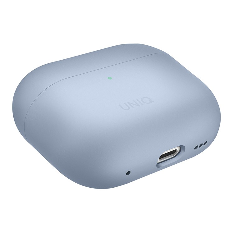 Чехол для AirPods Pro 2 UNIQ Lino Blue, картинка 2