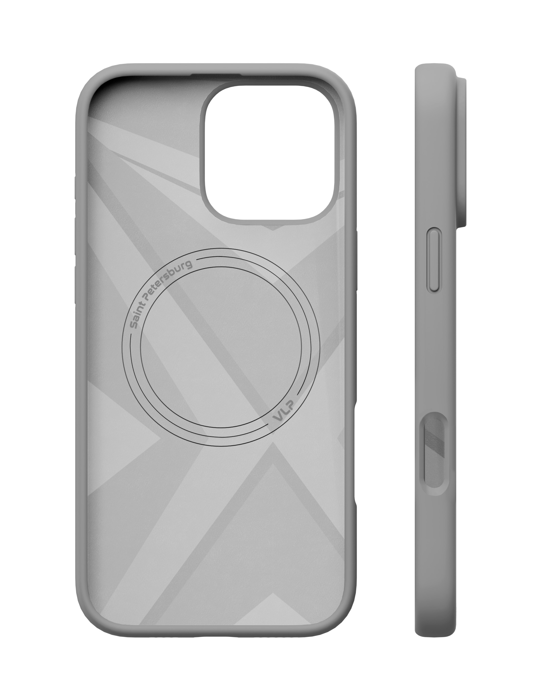 Чехол для iPhone 16 Pro VLP Aster Case c MagSafe, серый, картинка 3