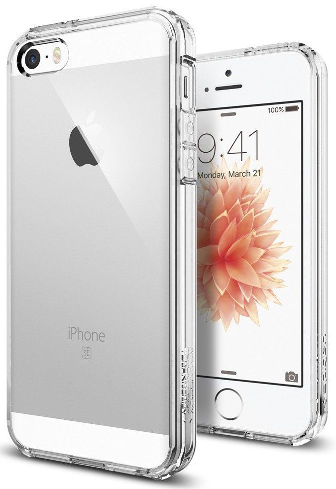Чехол SGP  iPhone 5S/SE Ultra Hybrid - Crystal Clear