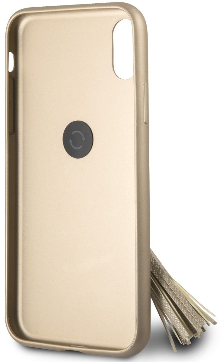 Чехол GUESS iPhone X/XS Saffiano Hard Ring Beige, картинка 4
