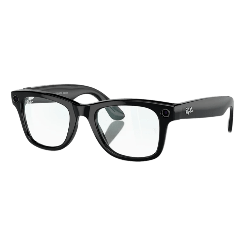 Умные очки RayBan Meta Wayfarer RW4006 Shiny Black/Clear, картинка 2