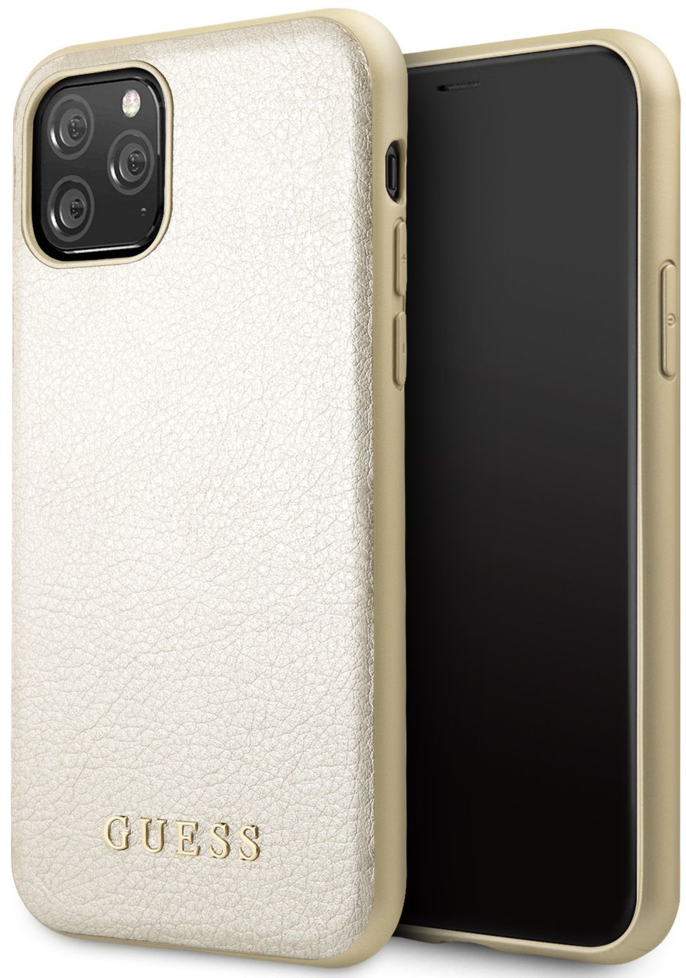 Чехол Guess для IPhone 11 Pro Iridescent Hard PU Gold