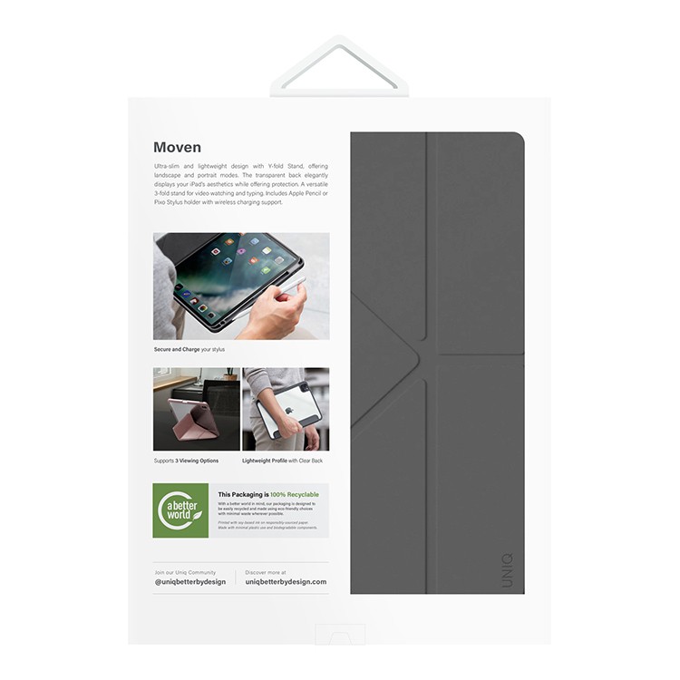 Чехол для iPad Air 13 UNIQ Moven Grey, картинка 6