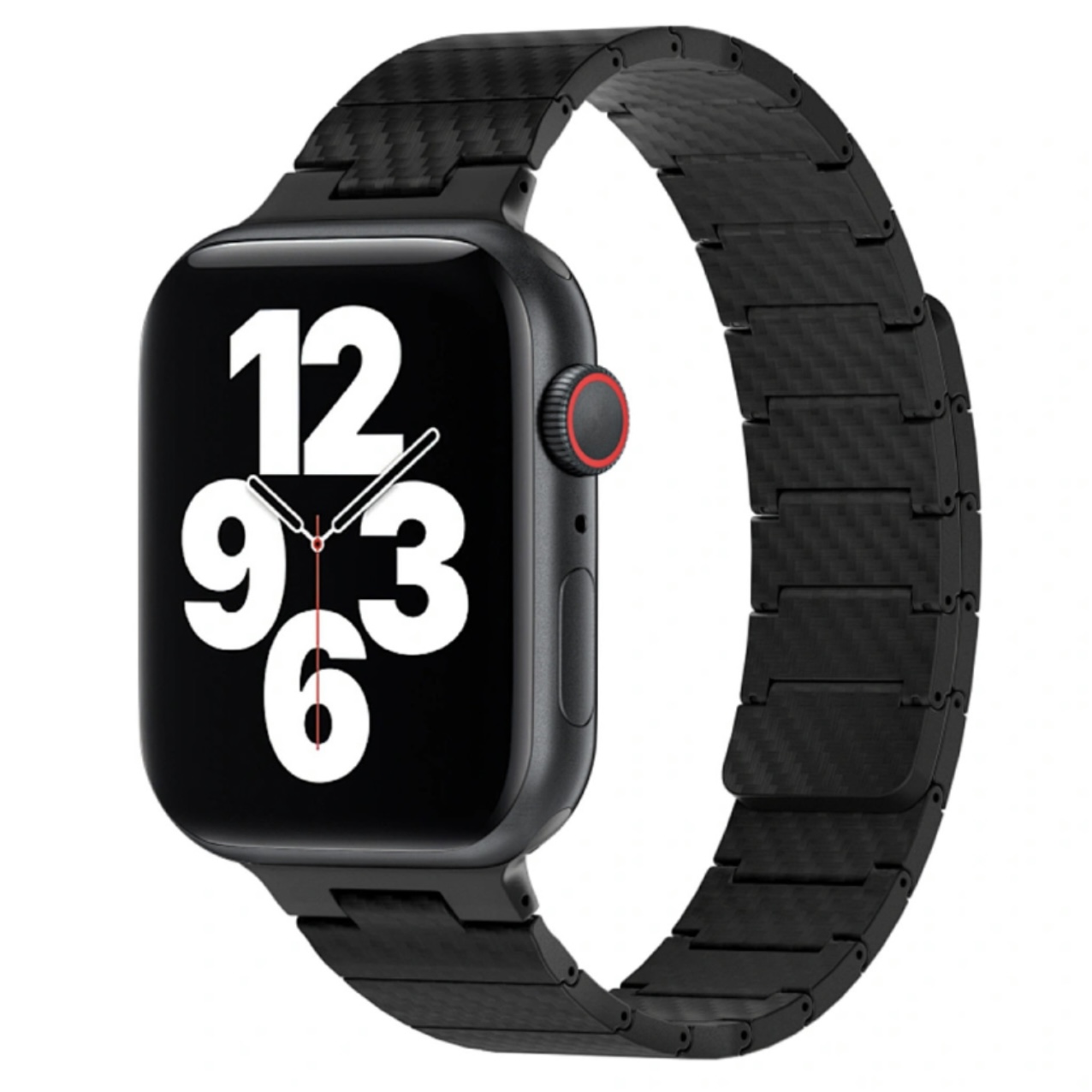 Ремешок WiWU для Apple Watch Carbon Fiber Magnetic 42/44/45/49mm Black