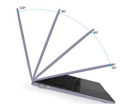 Чехол-накладка Gurdini для MacBook Air 13 2022 / 2024, прозрачный, картинка 2