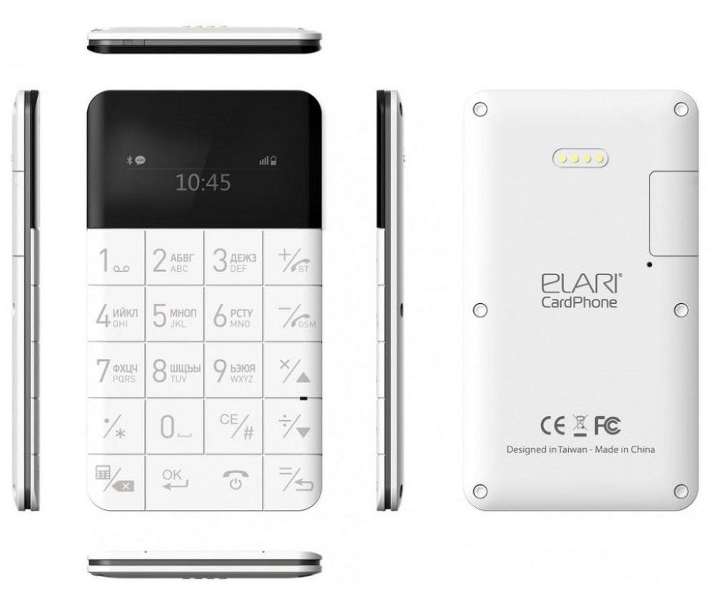 Смартфон ELARI CardPhone - White, слайд 3