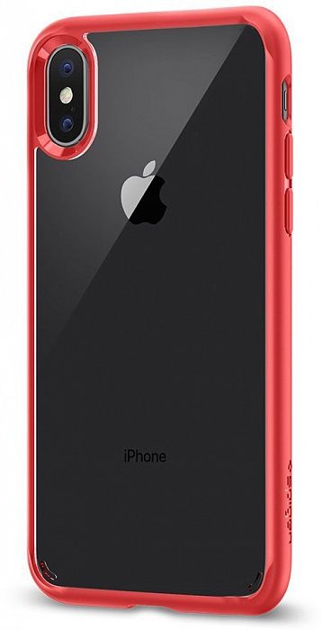 Чехол SGP iPhone X Ultra Hybrid Red