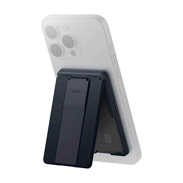 Чехол-бумажник UNIQ Herdo ID with Grip-Band and Stand, Navy