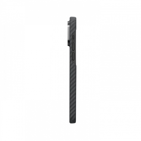 Чехол PITAKKA MagEZ Pro 3 для iPhone 14 Pro Max, кевлар, черно-серый, картинка 3