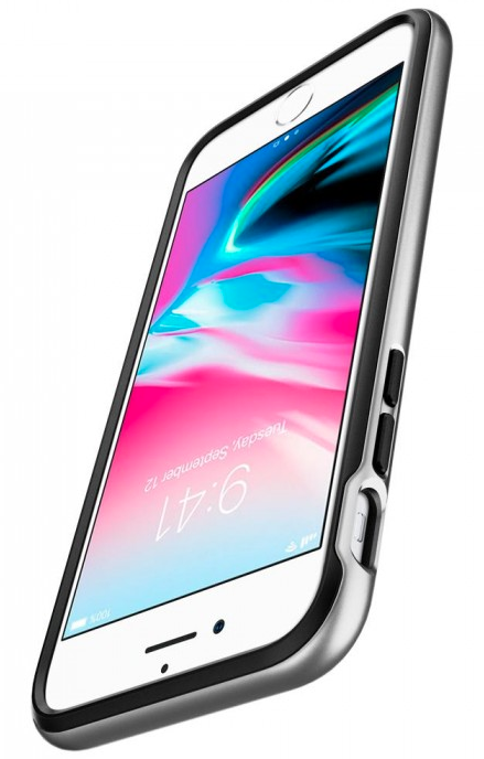 Чехол SGP iPhone 7/8 Neo Hybrid 2 Satin Silver, картинка 3