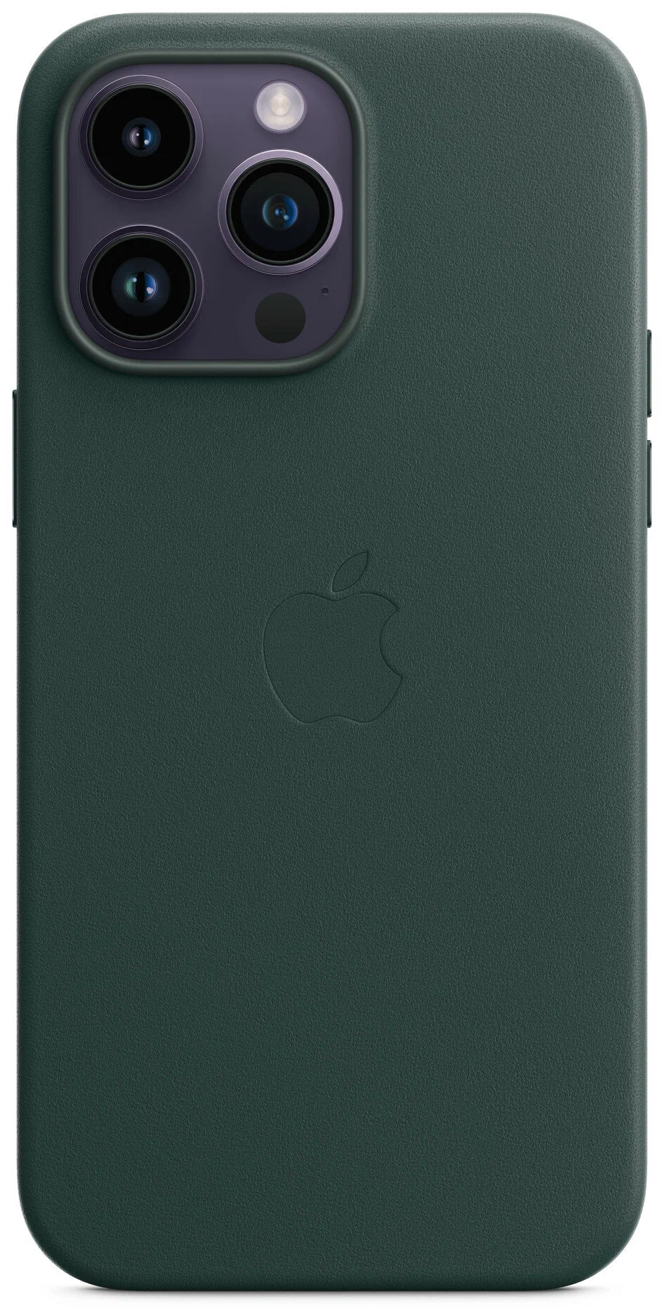 Чехол для iPhone 14 ProMax Leather Case Forest Green Original, картинка 1