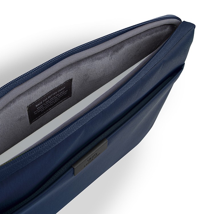 Сумка UNIQ Bergen Nylon Laptop sleeve для MacBook Pro 14, синяя , картинка 6