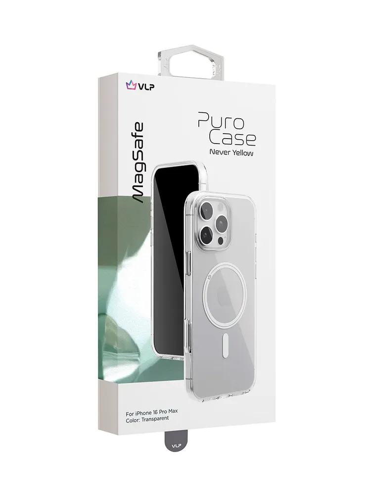 Чехол для iPhone 16 Pro Max VLP Origin Pro Case c MagSafe, прозрачный, картинка 5
