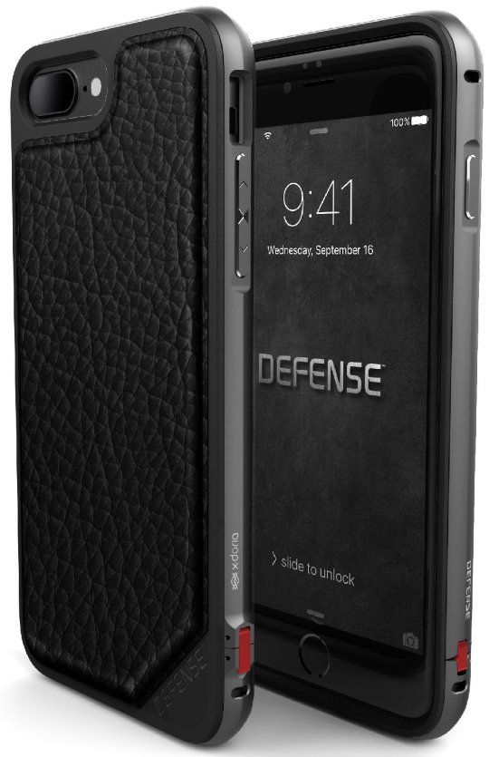 Чехол X-DORIA iPhone 7 Defense Leather - Black, слайд 1
