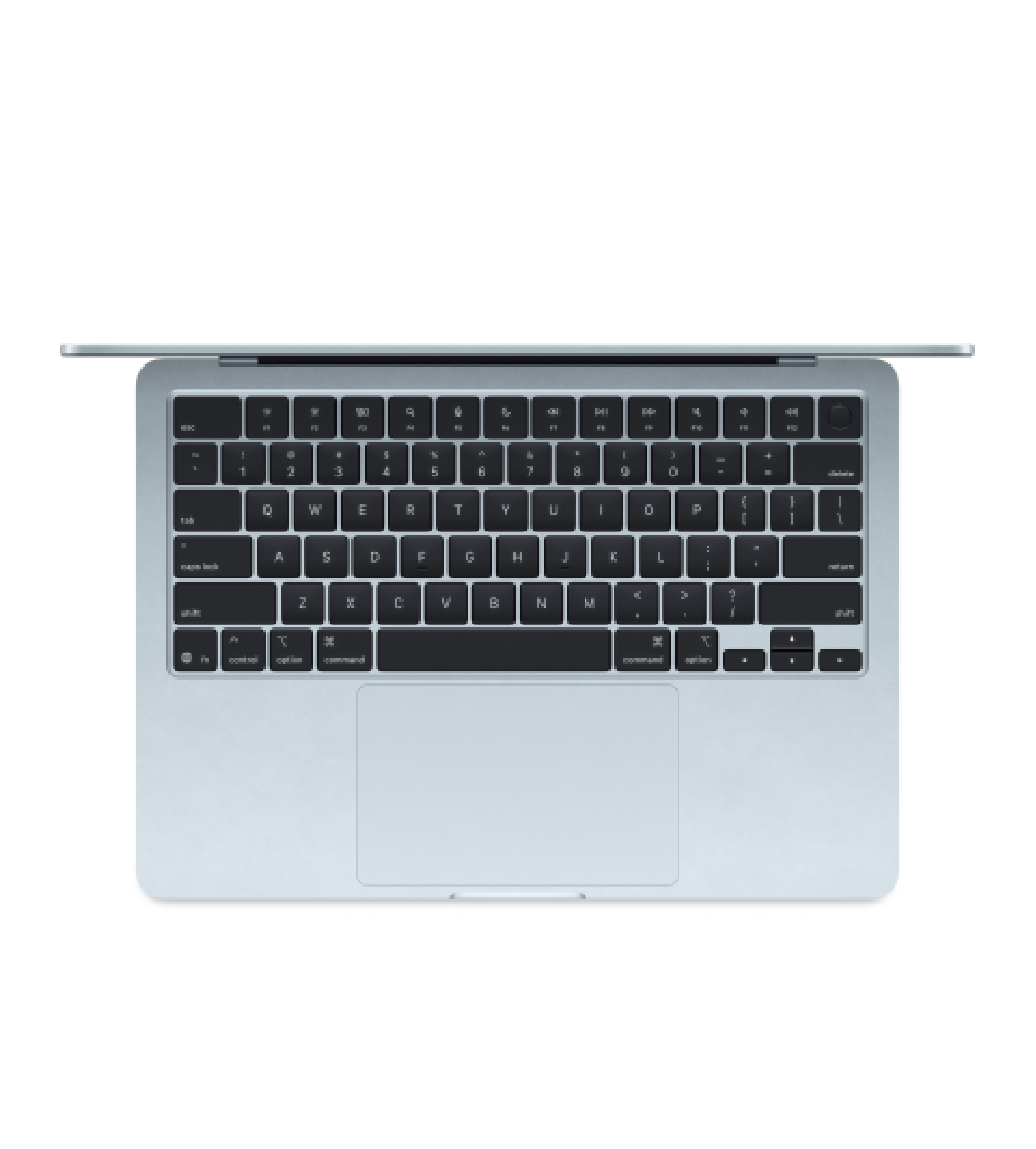 Ноутбук Apple MacBook Air 13" Sky Blue (Early 2025) MC6T4 (10C CPU/8C GPU/M4/16Гб/256Гб SSD), картинка 3