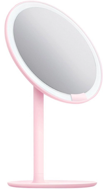 Зеркало для макияжа Xiaomi Amiro Lux High Color - Pink, картинка 1