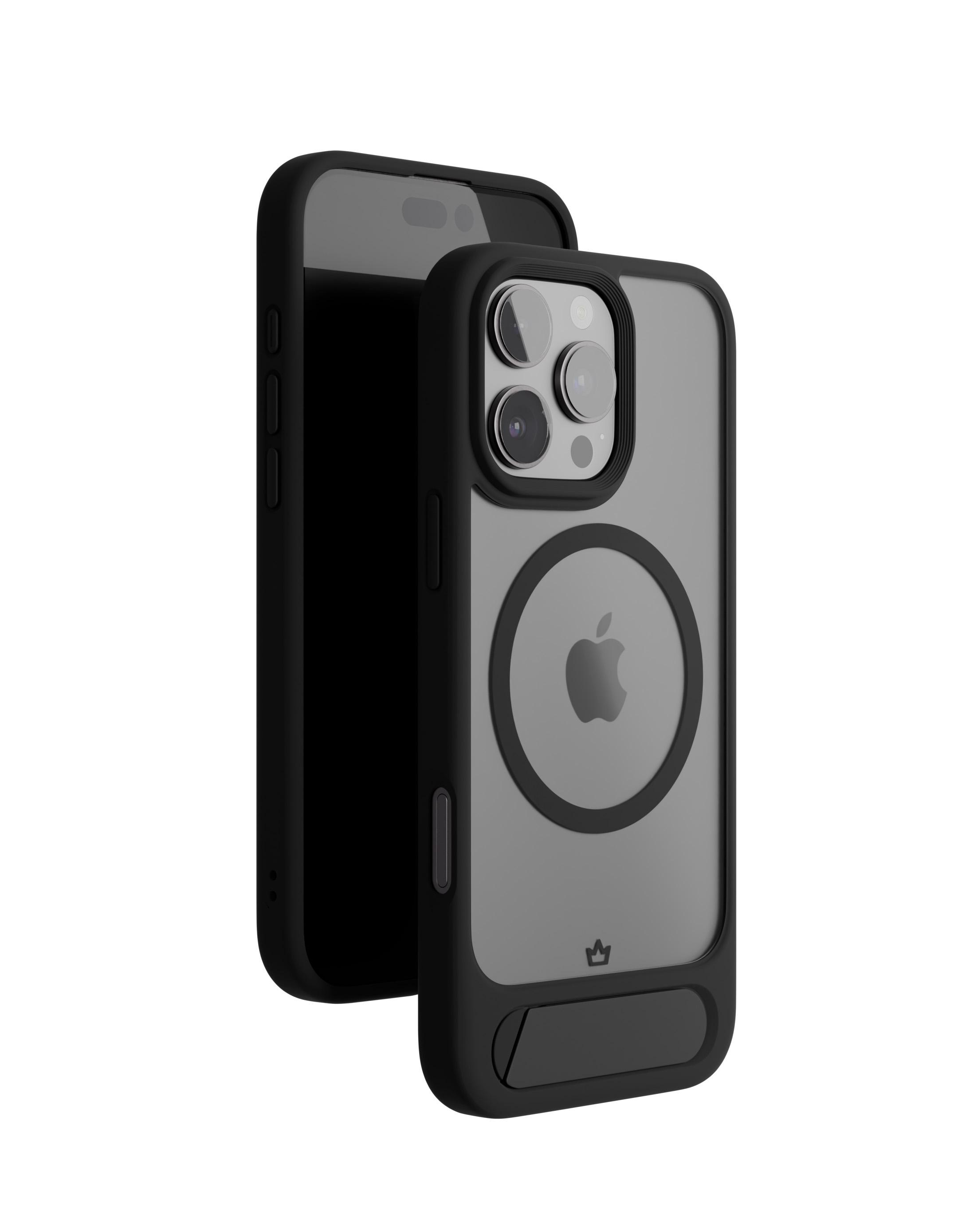 Чехол для iPhone 16 Pro VLP Stand Case c MagSafe, черный, картинка 2