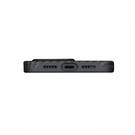 Чехол PITAKKA MagEZ 3 для iPhone 14 Pro, кевлар, черно-серый, слайд 4