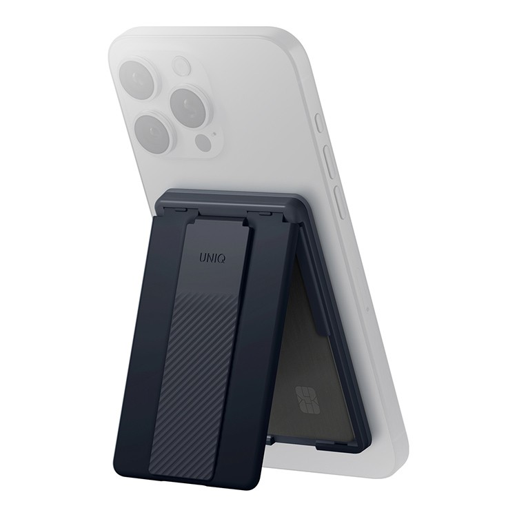 Чехол-бумажник UNIQ Herdo ID with Grip-Band and Stand, Midnight