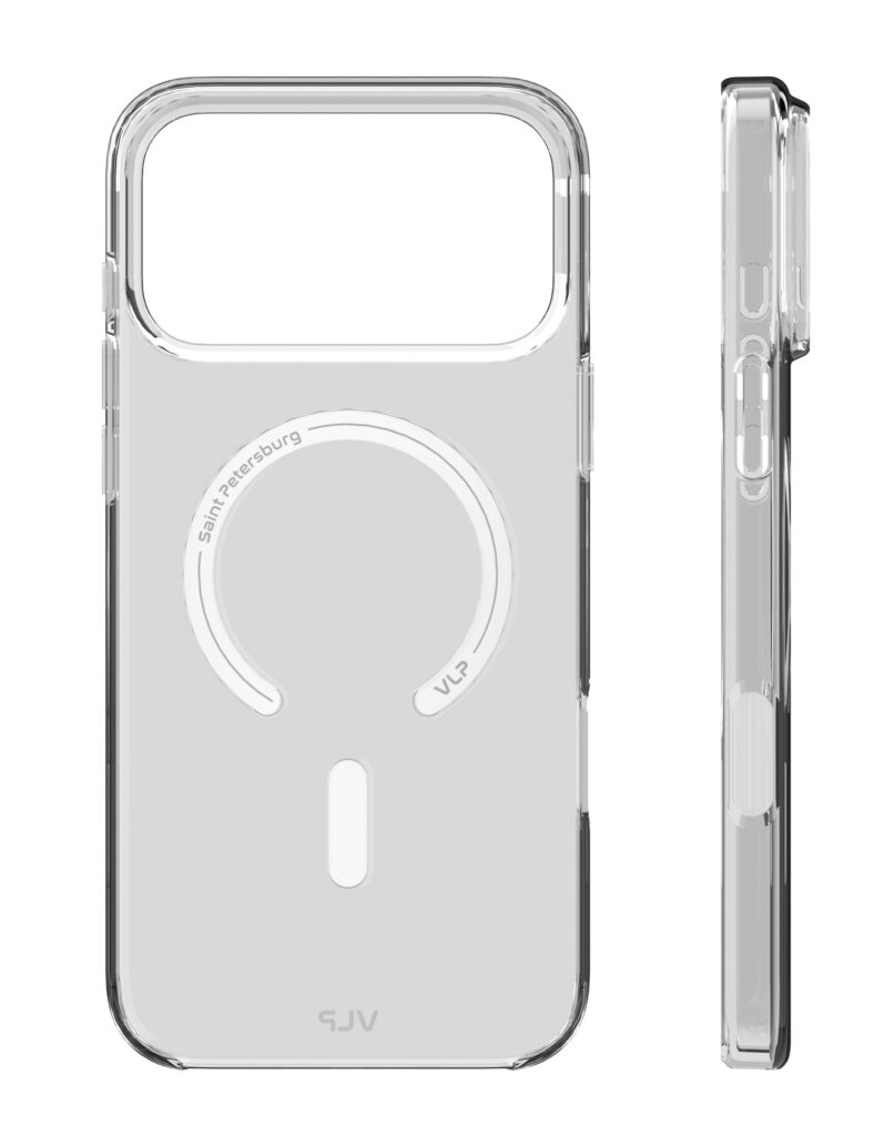 Чехол для iPhone 17 Pro VLP Lite Bloom Case c MagSafe, прозрачный, картинка 3