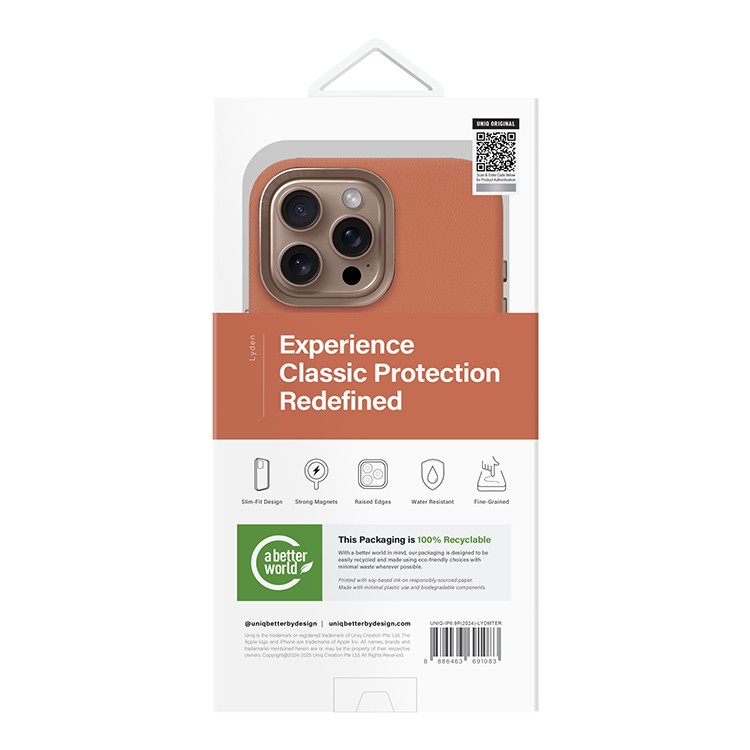 Чехол для iPhone 16 Pro Max UNIQ Lyden Terracotta, картинка 8