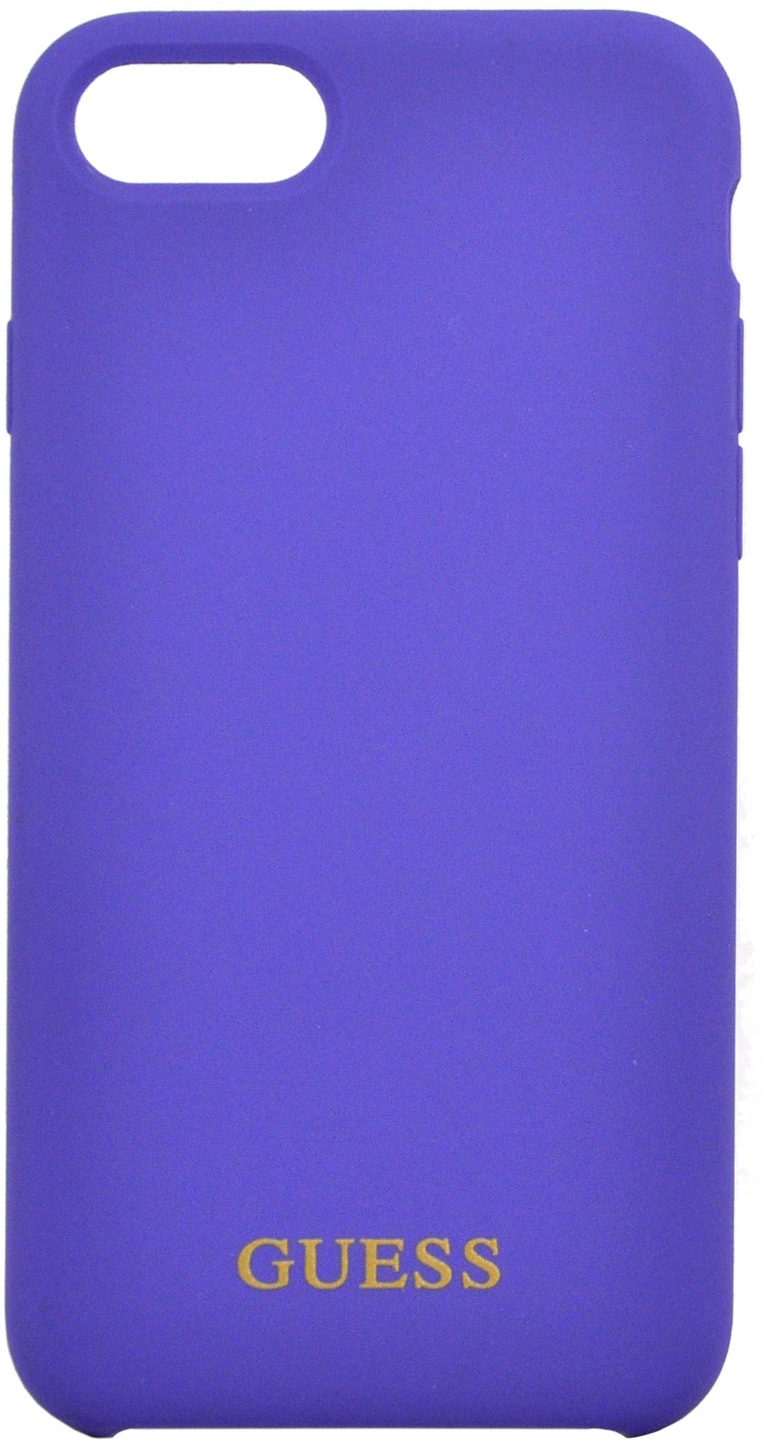 Чехол GUESS iPhone 7/8 Silicone Collection Purple, слайд 1