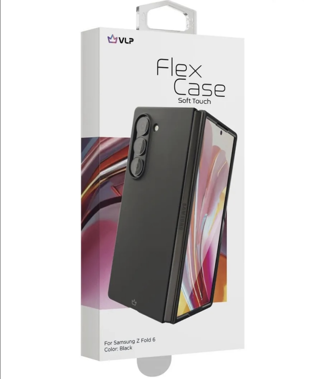 Чехол для Samsung Z Fold6 VLP Flex Case, черный, картинка 3