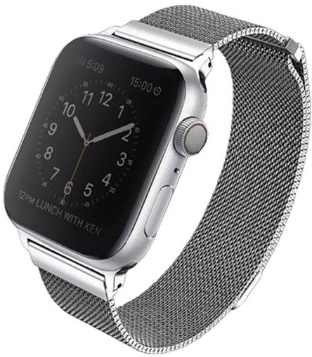 Ремешок из нержавеющей стали Uniq для Apple Watch All series 38/40mm Dante Strap Mesh Steel Silver
