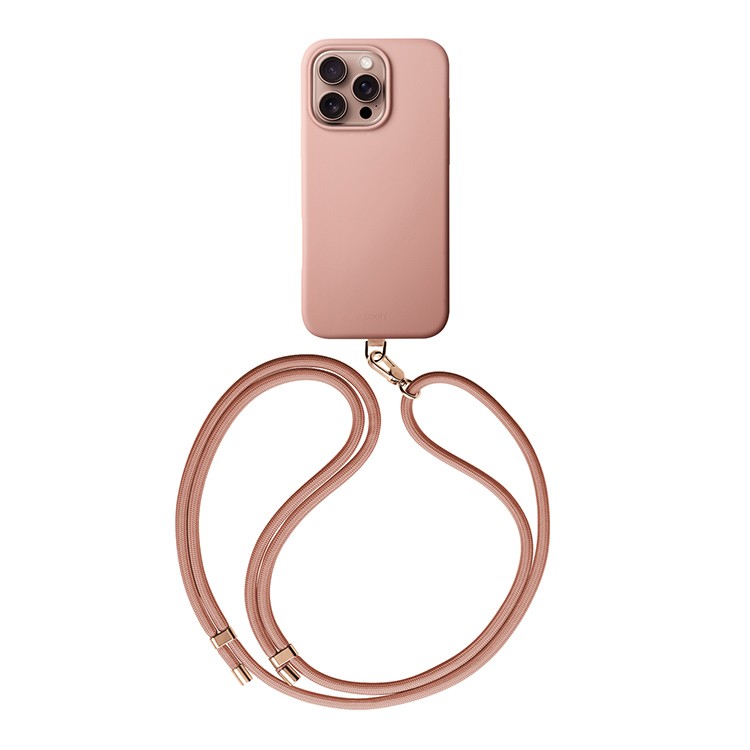 Чехол для iPhone 16 Pro Max UNIQ COEHL Liquid Silicone Bullet Pink 