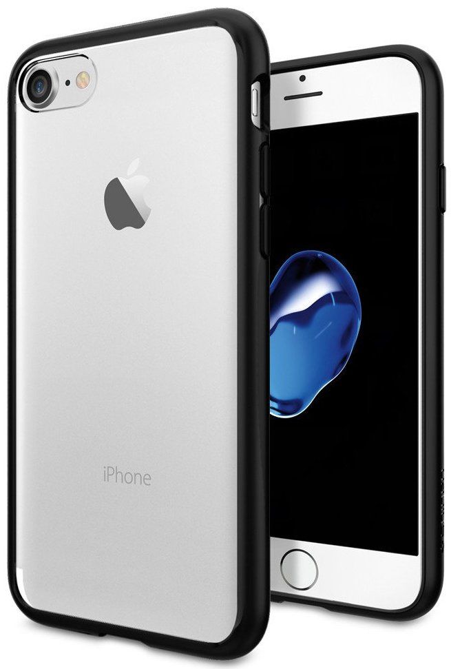 Чехол SGP iPhone 7 Ultra Hybrid Black, картинка 1