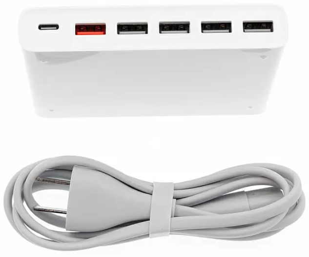СЗУ Xiaomi Mi Charger 6 USB Quick Charge 60W White (CDQ06ZM), картинка 4