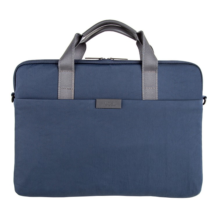 Сумка UNIQ Stockholm Nylon Messenger Bag для MacBook Pro 16, синяя , картинка 1