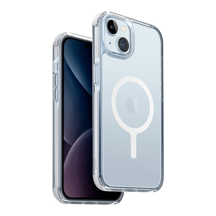 Чехол для iPhone 15 Pro UNIQ Combat Magsafe White, картинка 1