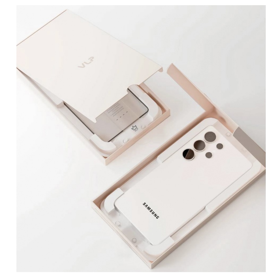 Защитное стекло VLP Easy Box с черной рамкой для Samsung S25 Ultra, картинка 5