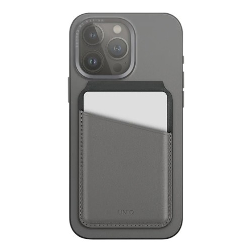Чехол-бумажник UNIQ Lyden with Stand, Rhino Grey / Black, картинка 2