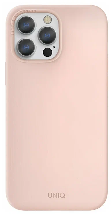 Чехол для iPhone 13 Pro Max UNIQ Lino Pink, картинка 2
