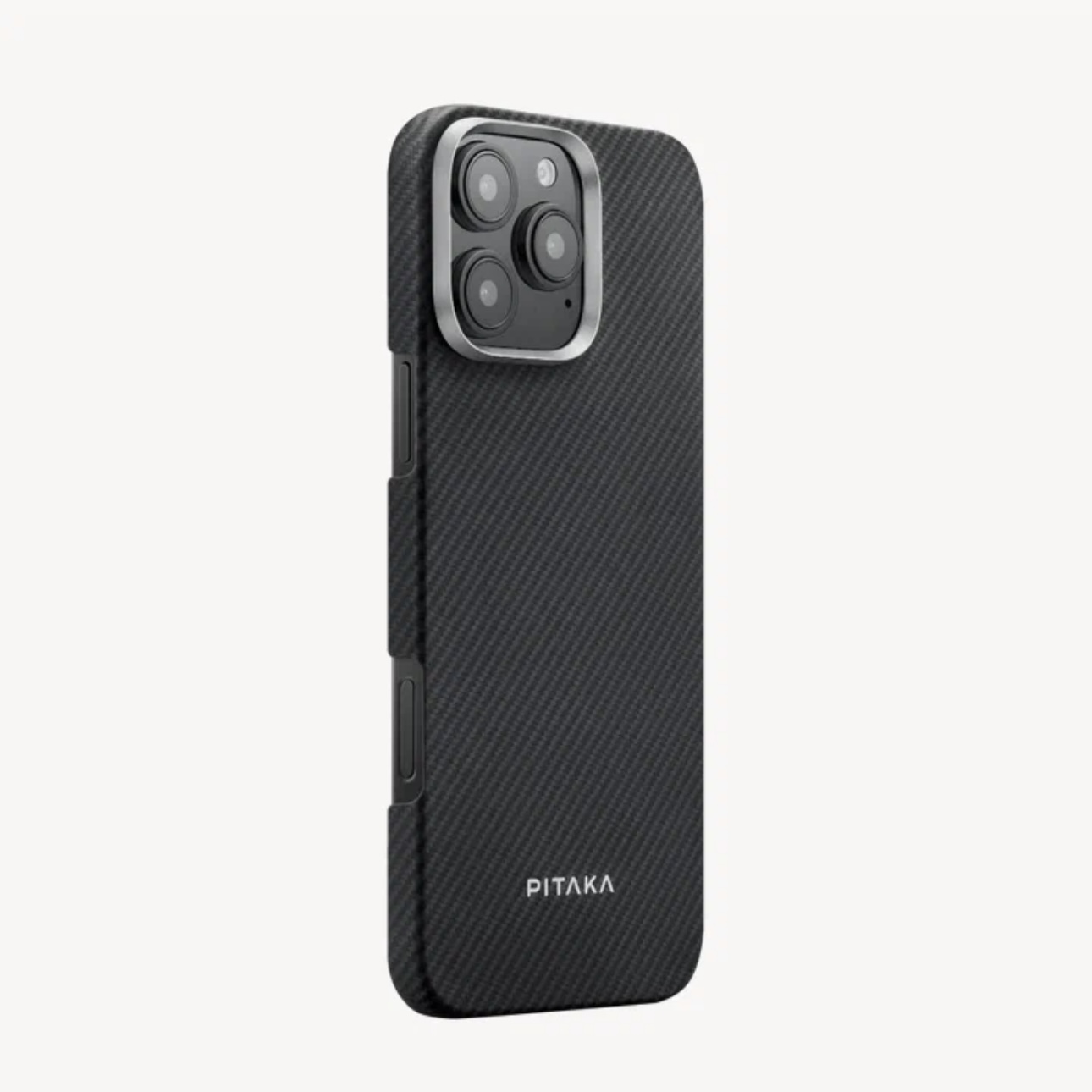 Чехол PITAKKA для iPhone 16 Pro Max Black/Grey Ultra-Slim Case