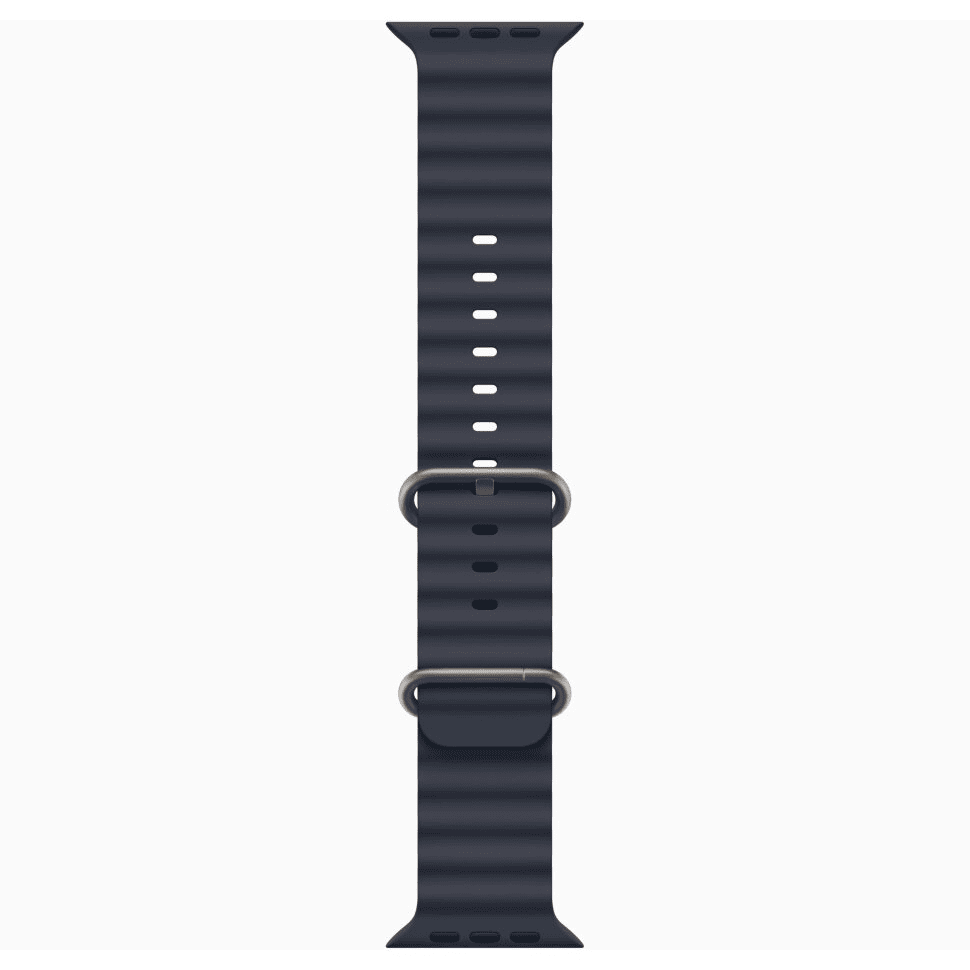 Apple Watch Ultra 2 Natural Titanium 2024 ремешок Ocean Blue (Б/У) 356245742564355, картинка 3