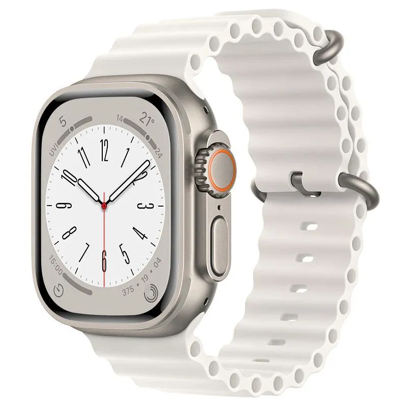 Ремешок для Apple Watch Ocean 42/44/45/49mm White, картинка 1