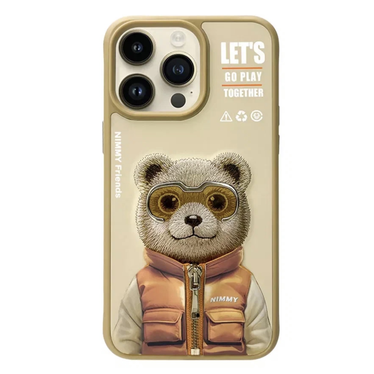 Чехол для iPhone 15 Pro Cool Cute 2.0, Bear, картинка 1