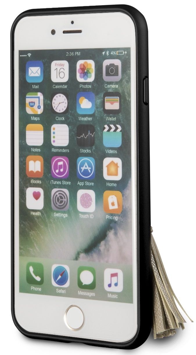 Чехол GUESS iPhone 7/8 Saffiano Hard Ring Black, слайд 8