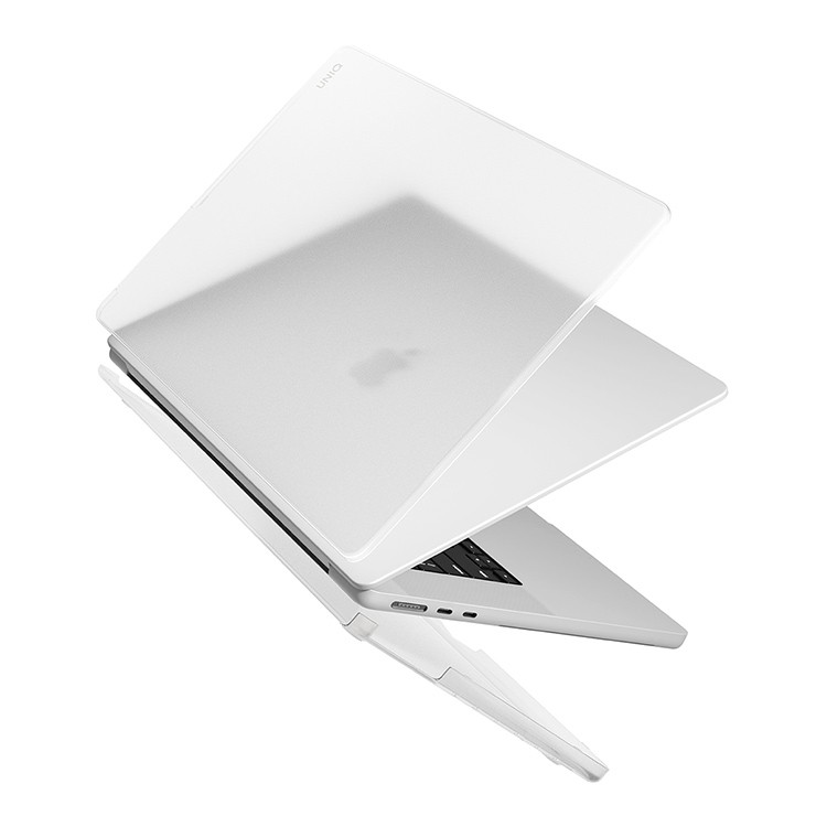 Чехол-накладка UNIQ Claro Webcam Privacy для MacBook Air 13 2022, матовый прозрачный, картинка 2