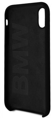 Чехол BMW iPhone XS Max Signature Liquid Silicone Hard TPU Black, картинка 3