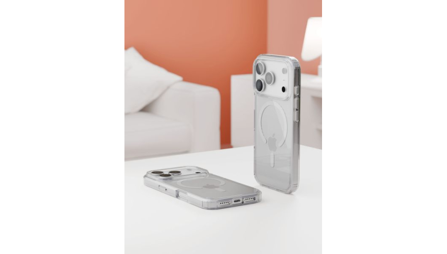 Чехол для iPhone 17 Pro VLP Lite Air Case c MagSafe, прозрачный, картинка 6